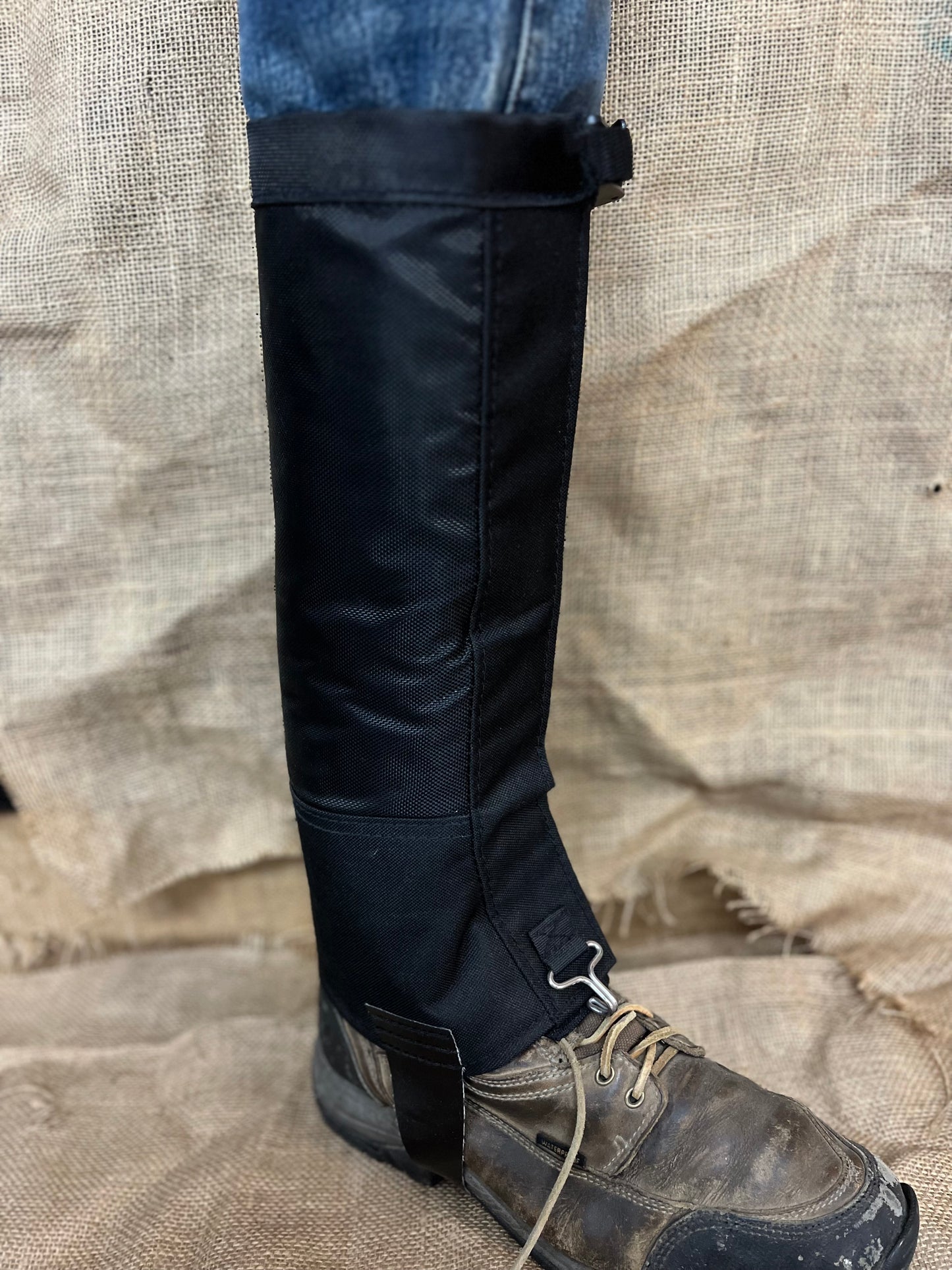 Long Black Gaiters