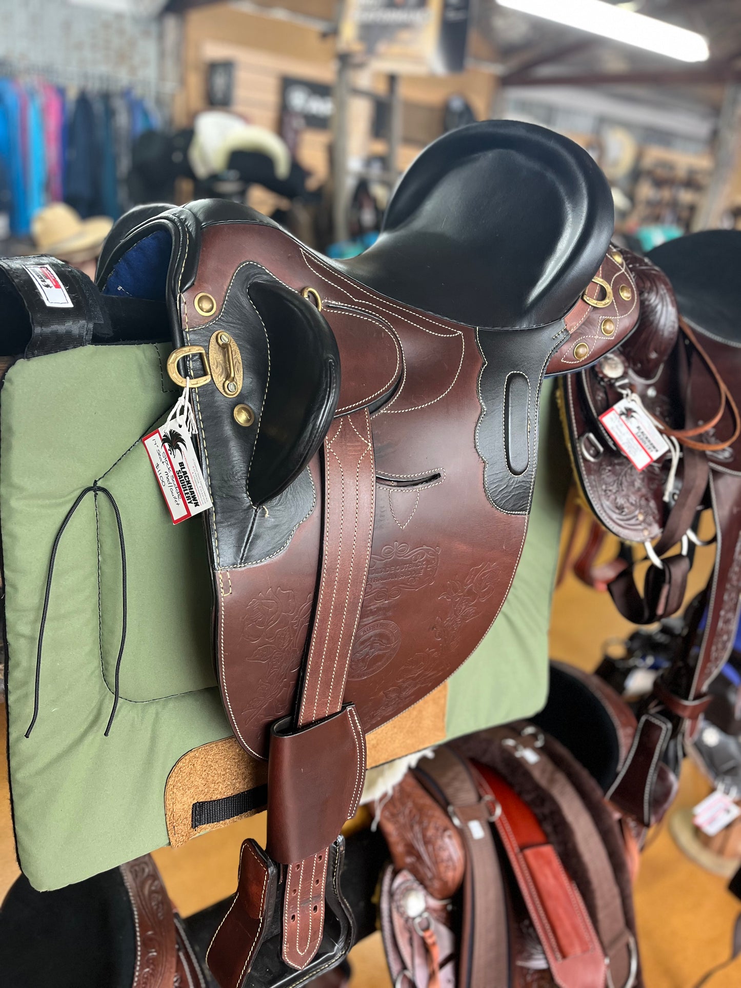 Stock Saddle -Brown