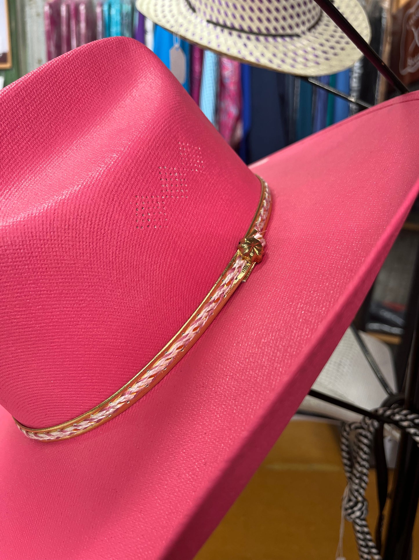 Canvas Cattleman- Pink