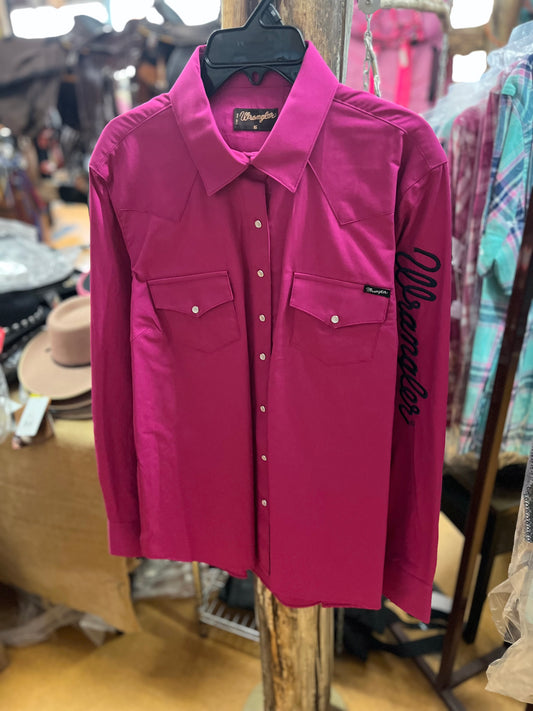 WRANGLER Women's logo Shirt PINK