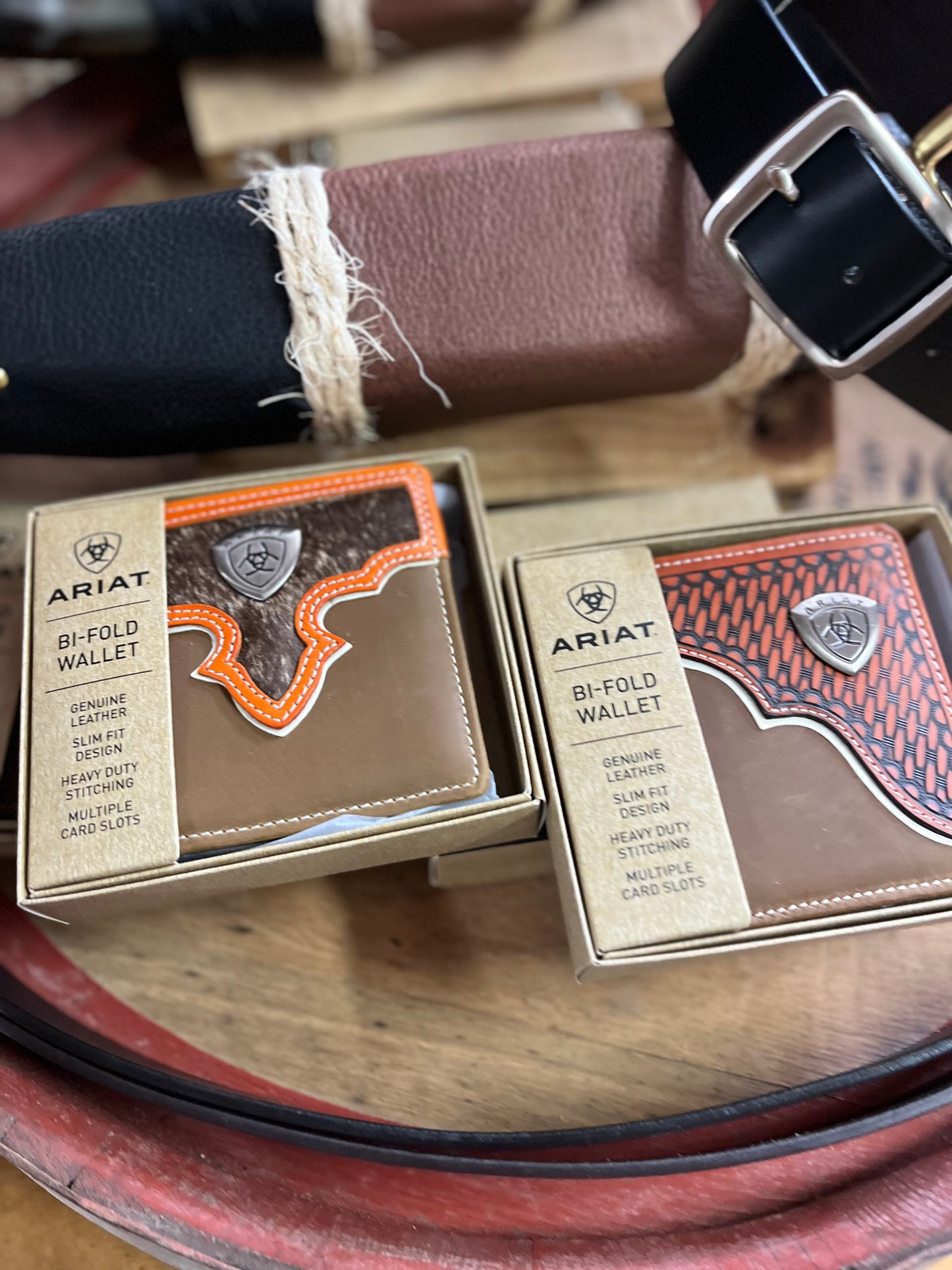 Bi-Fold Wallet - Two Toned Hair On