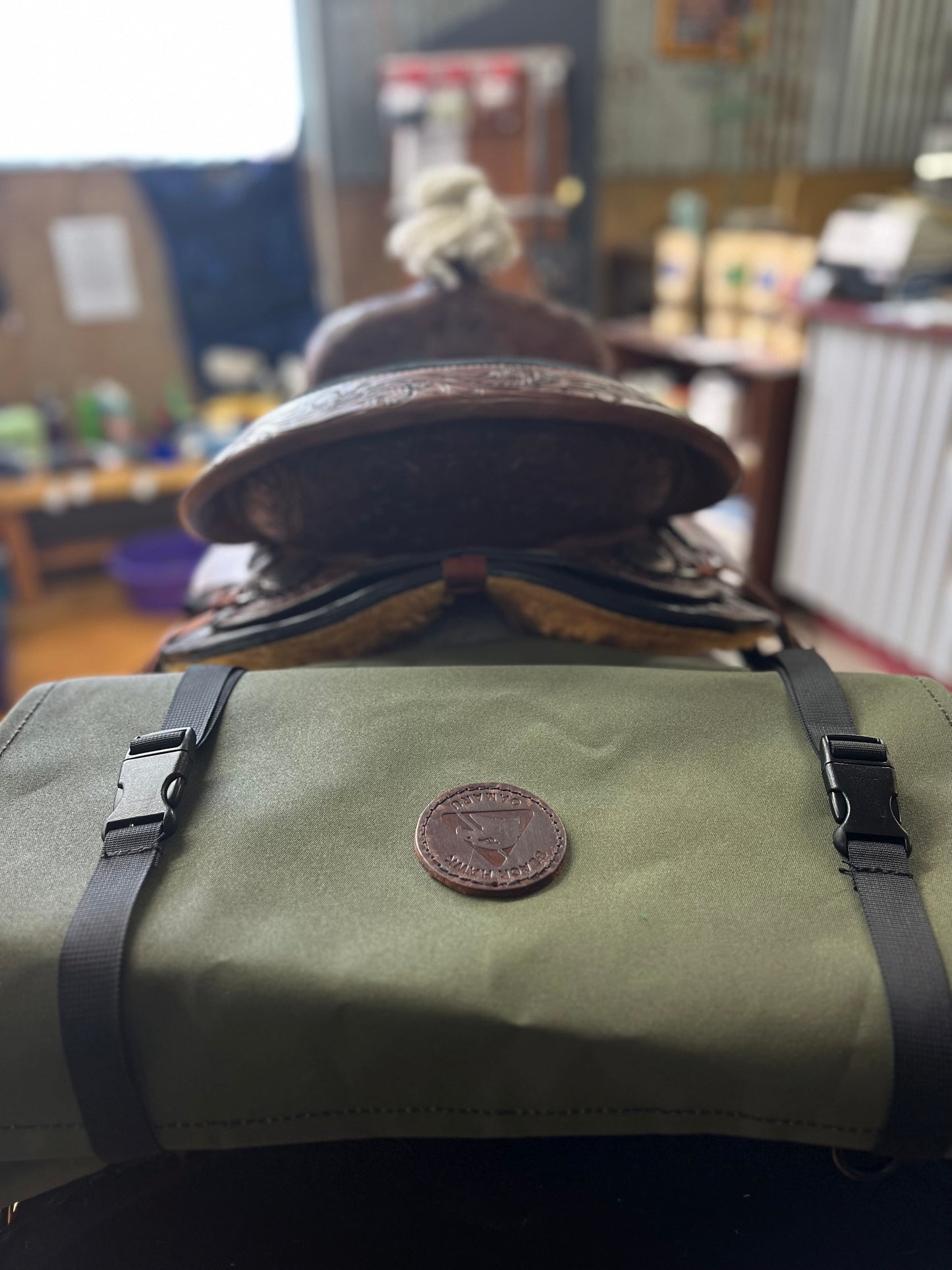 Large 3 Pocket Saddle Bag