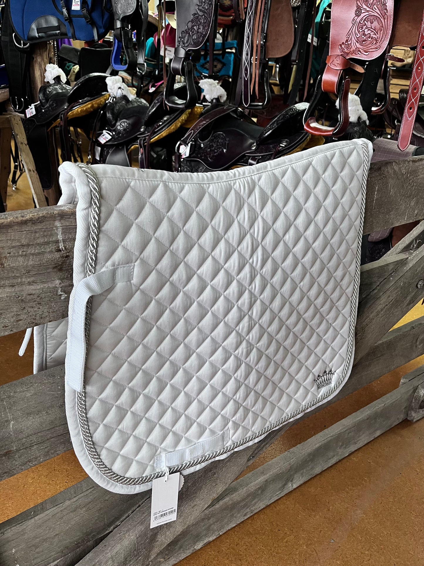 Horze Silver Cord dressage Saddle Pad