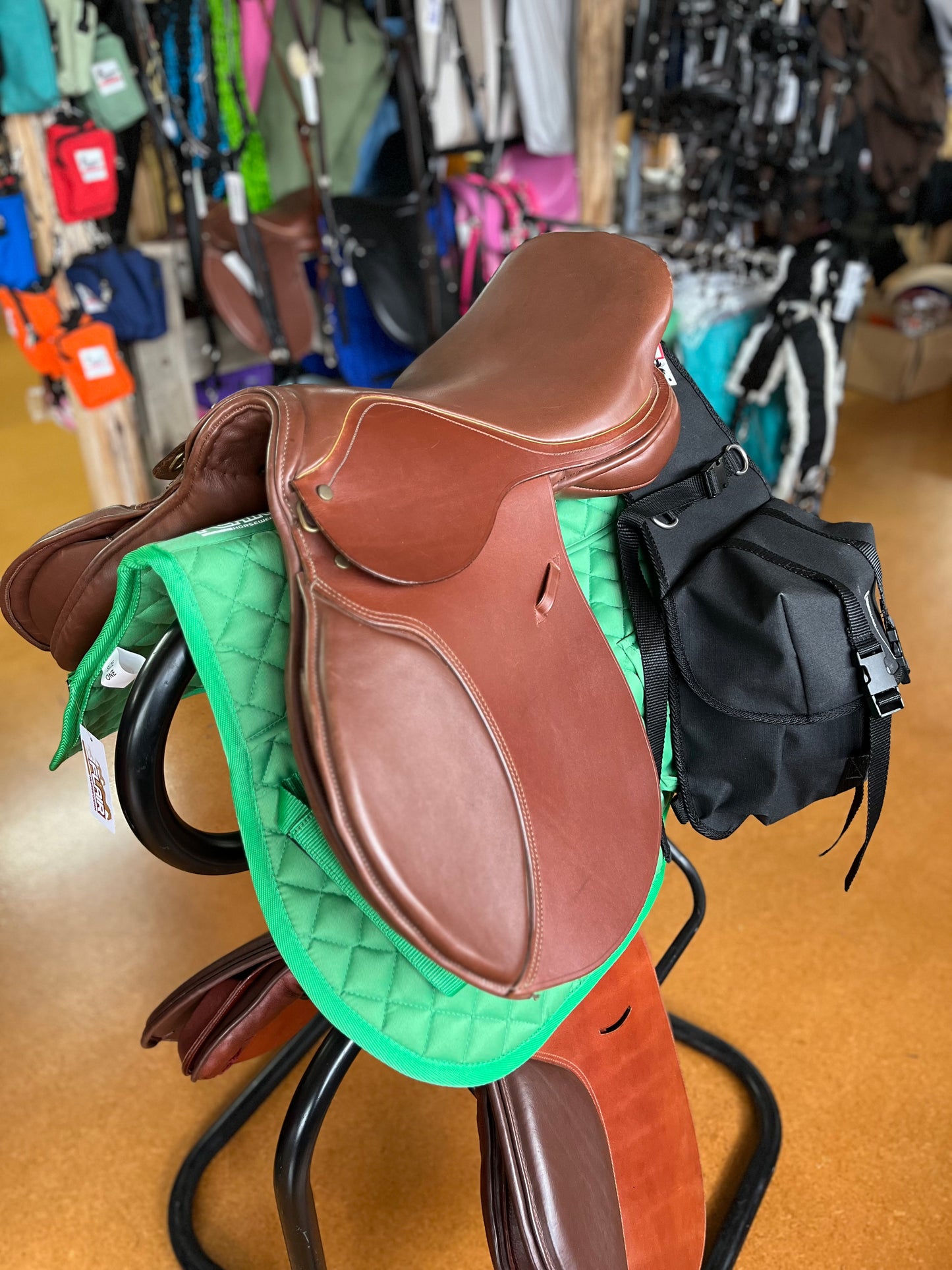 Large 2 Pocket Saddle Bag