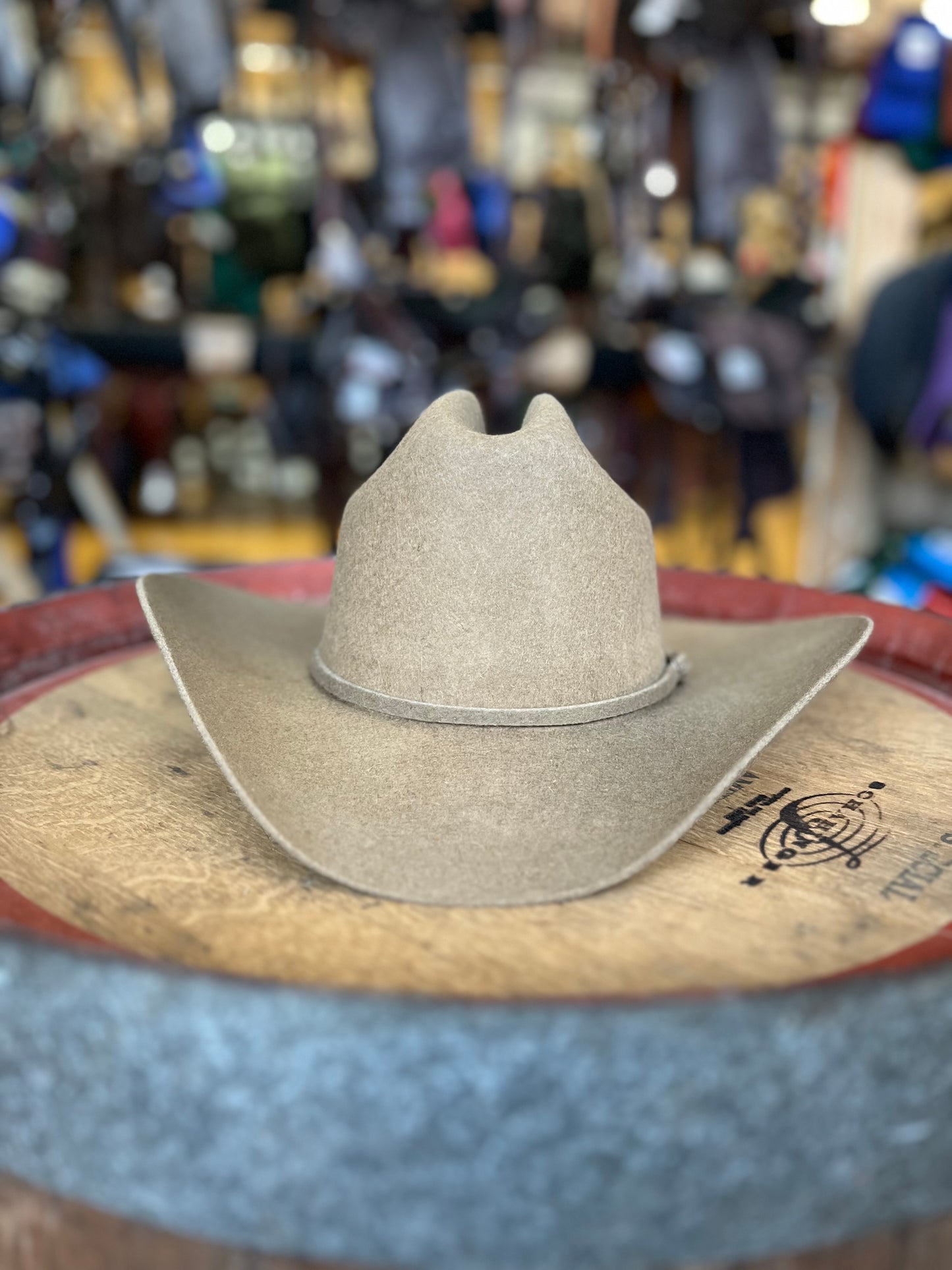 100% Wool Felt Cattleman – Tobacco