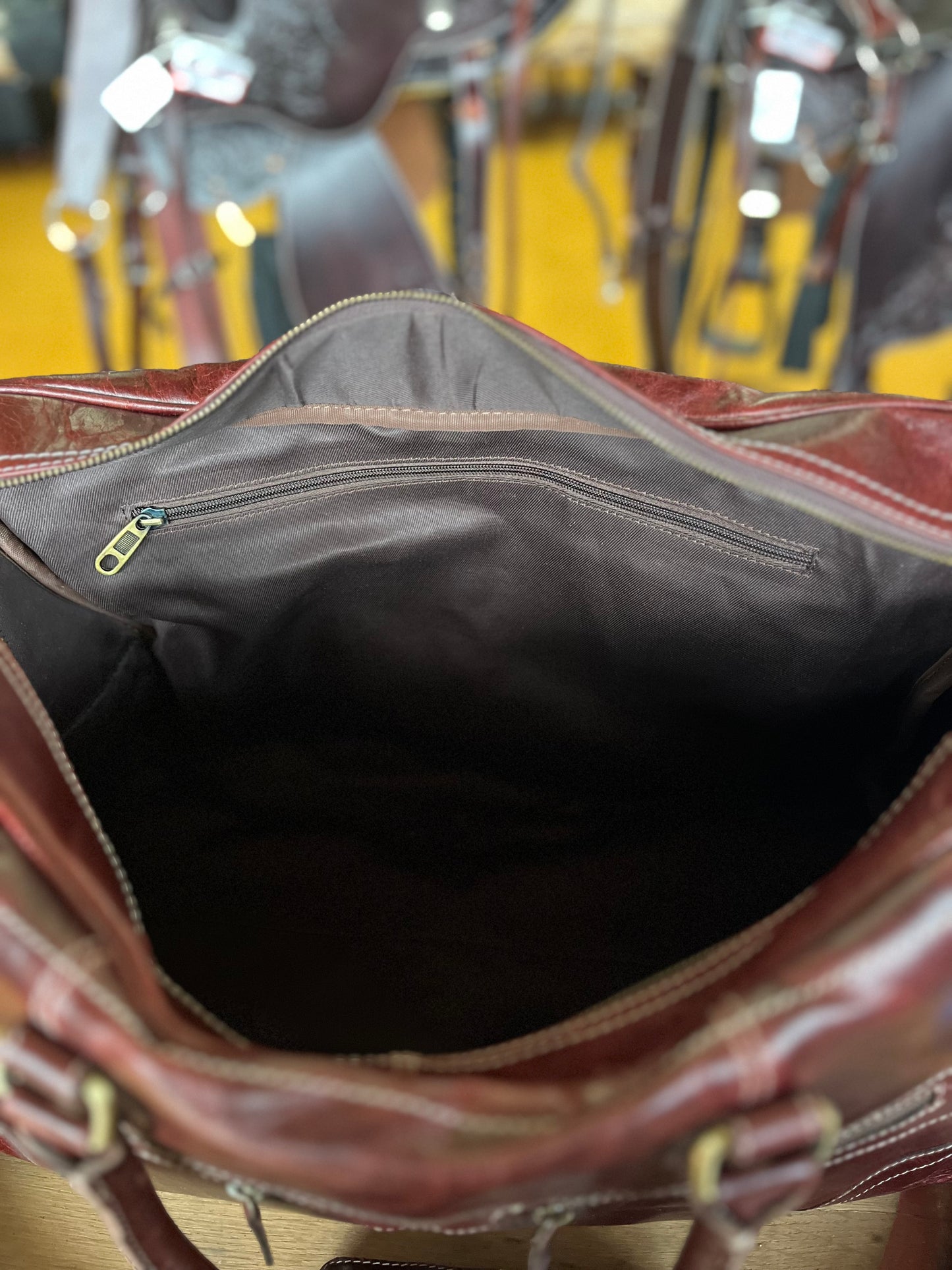 Full Grain Leather Weekend Bag