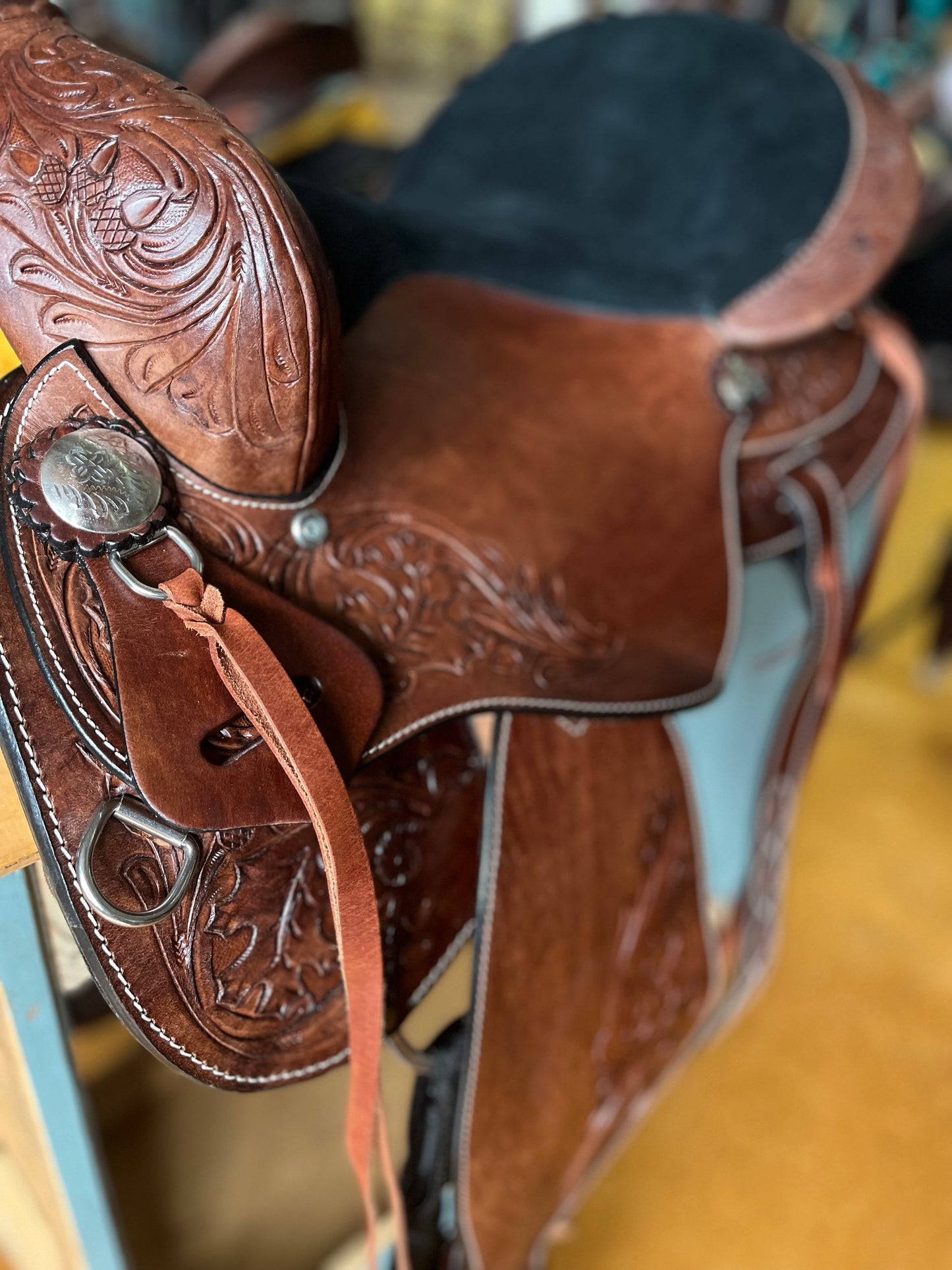 Trekking Saddle - Medium Brown/Black