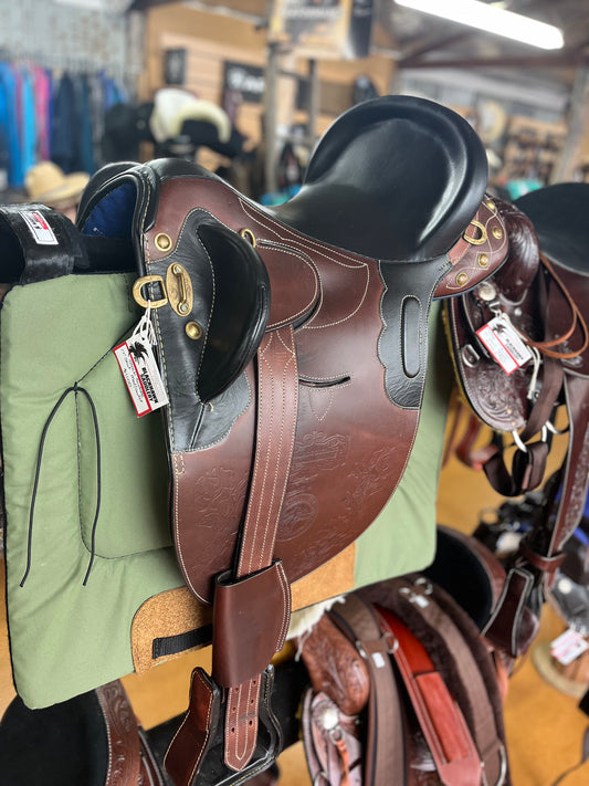 Stock Saddle -Brown