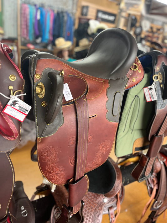 Stock Saddle -Warm Brown
