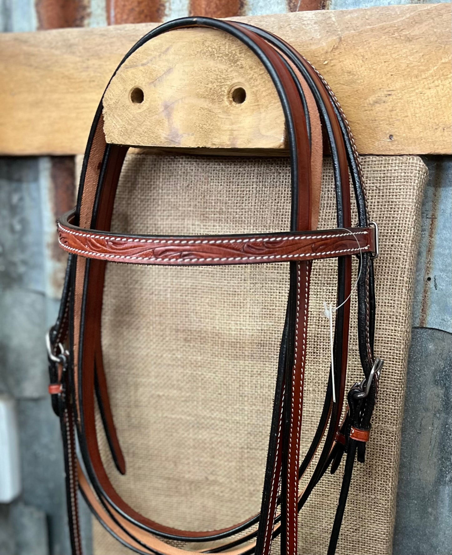 Tan Bridle With Split Reins
