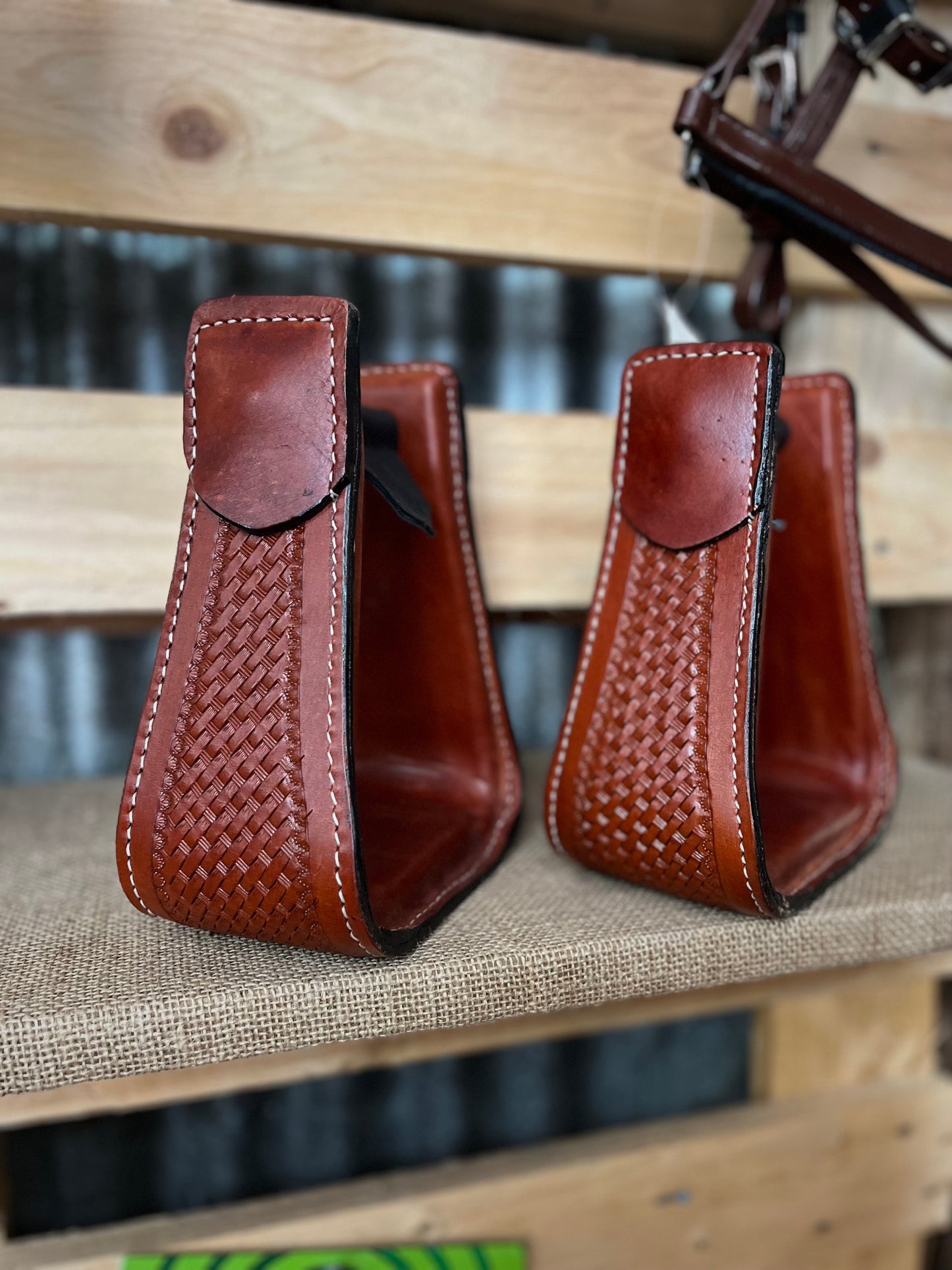 Leather Covered Oxbows