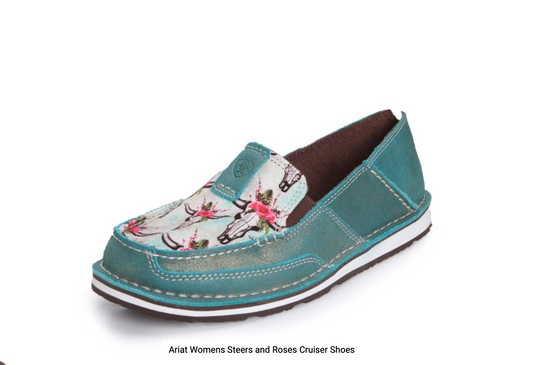 Ariat Women's Cruisers Steer and Roses