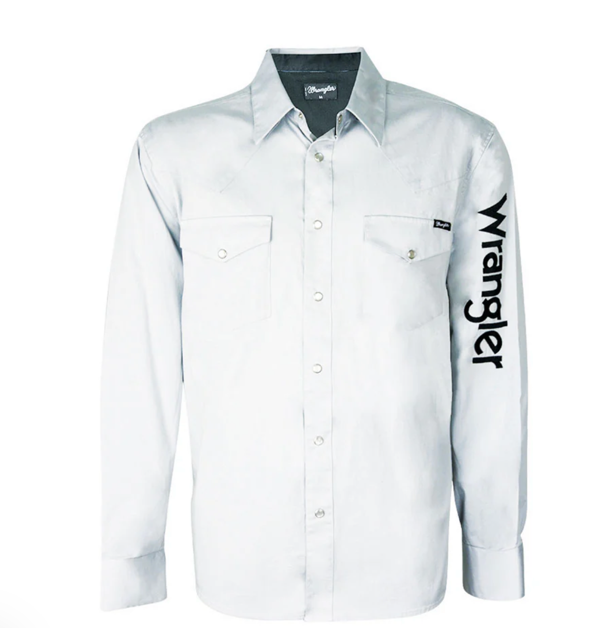 WRANGLER Mens Logo Shirt WHITE