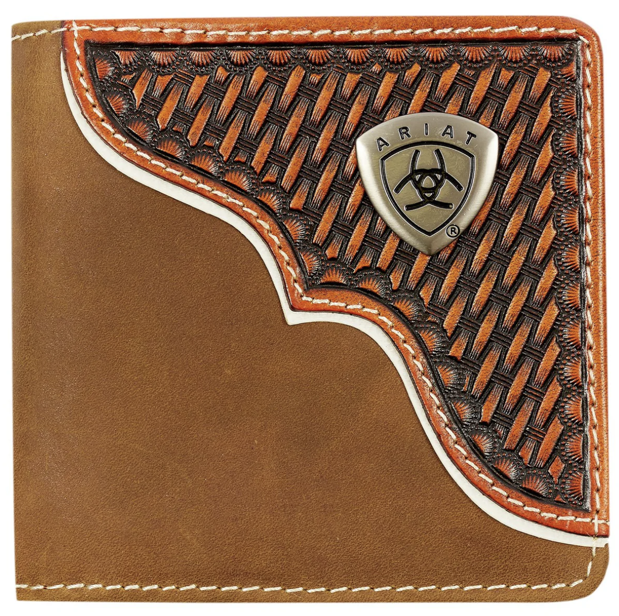 Bi-Fold Wallet - Basket Weave Overlay